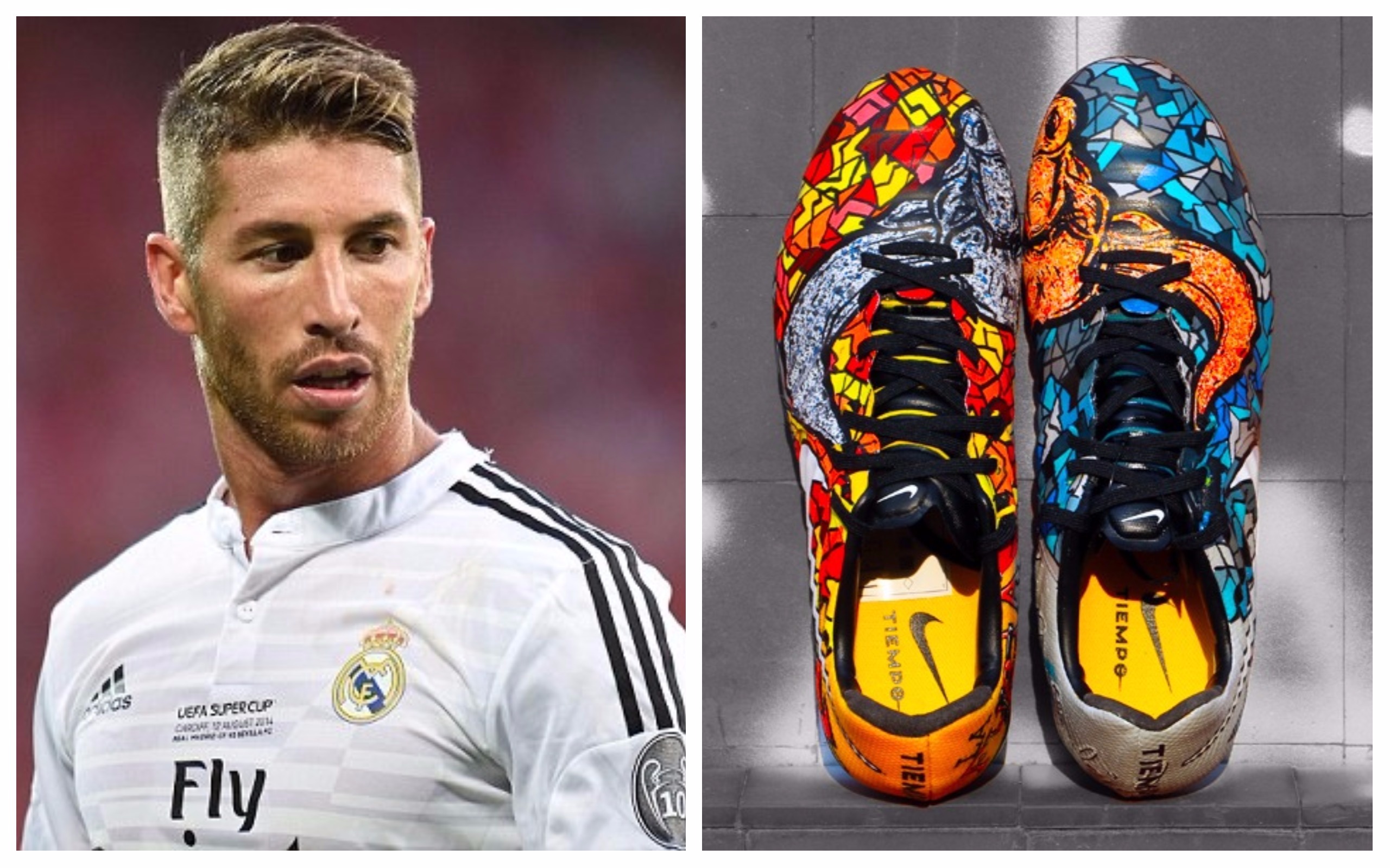 Серхио Рамос игра во патиките на скопјанецот Сатја Грабулоски