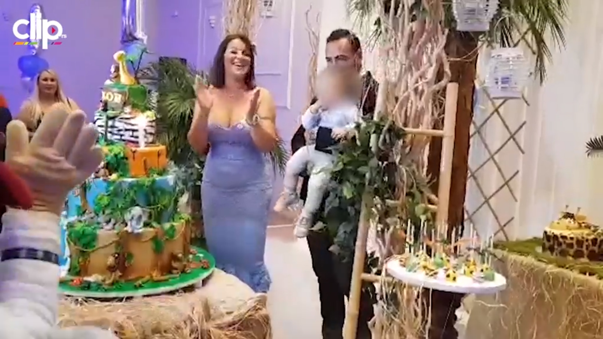 Сека Алексиќ го прослави првиот роденден на својот син