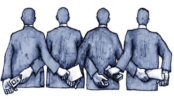 Корупцијата и лагите во општеството се случуваат кога луѓето работат во групи