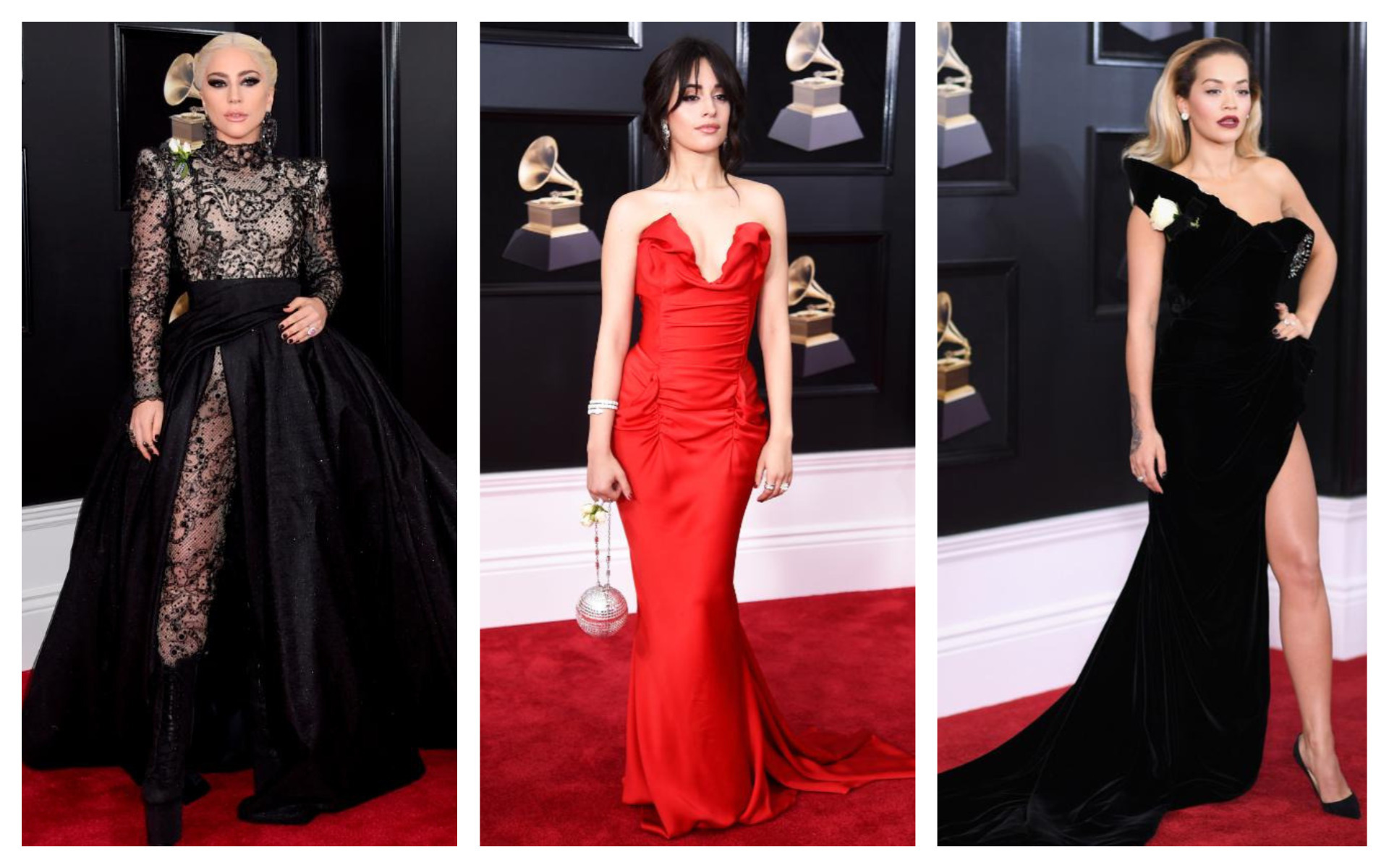 (Галерија) Со бели рози против сексуалното насилство на доделувањето на „Греми“