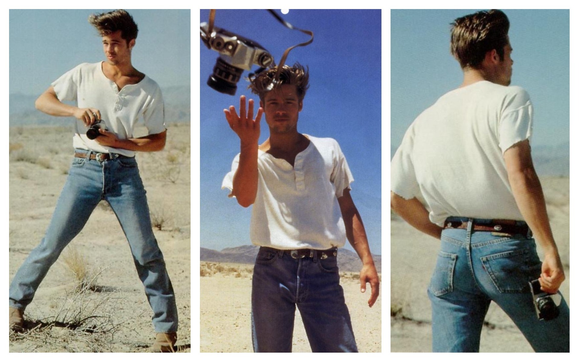 (Видео) Бред Пит во реклама за „Левис“ пред 30 години