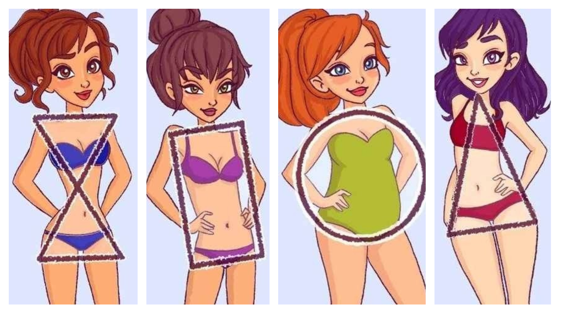 Изберете храна според обликот на телото