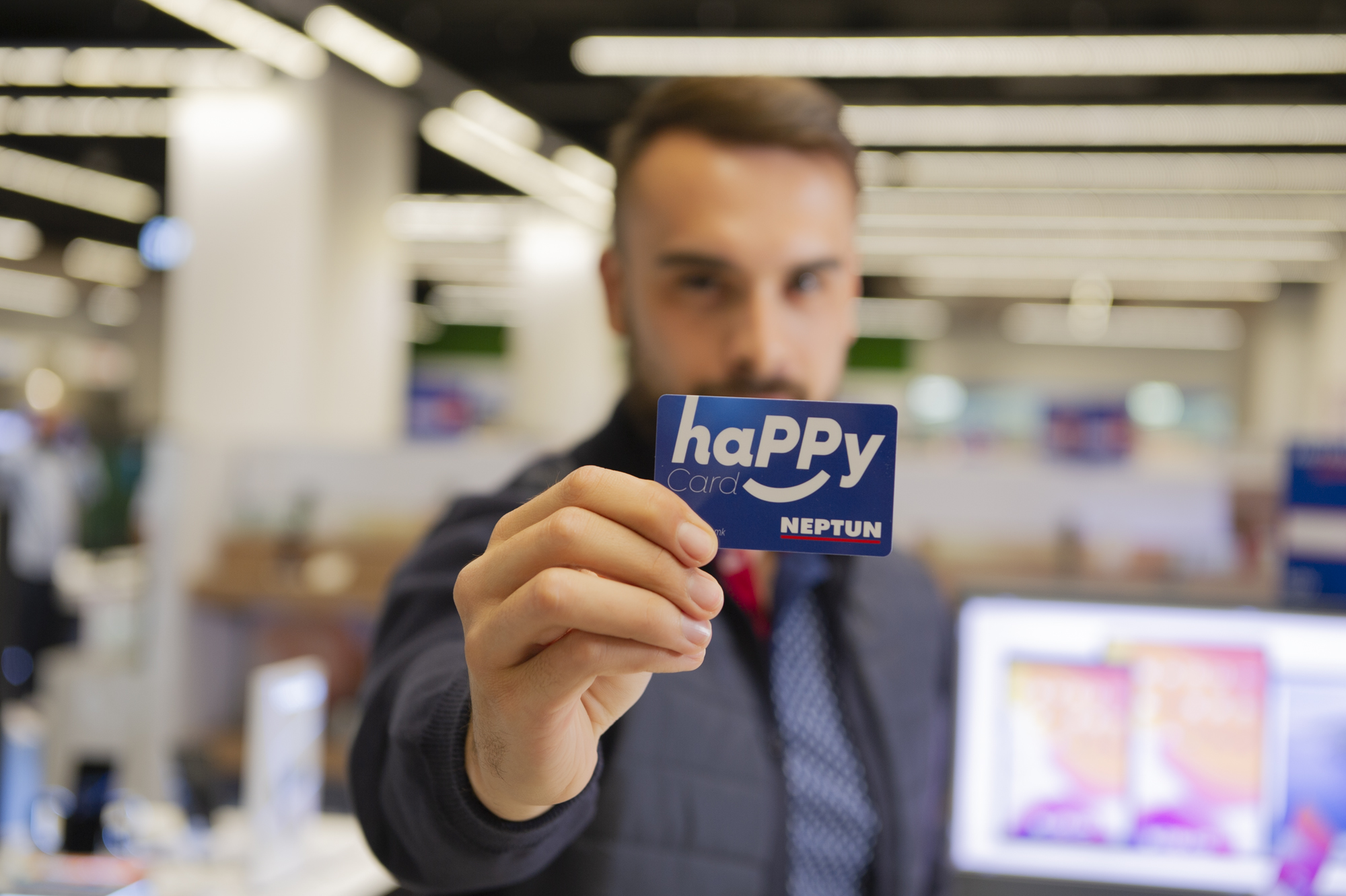 Најпознатите картички за лојалност во Македонија се happy картичките на Нептун