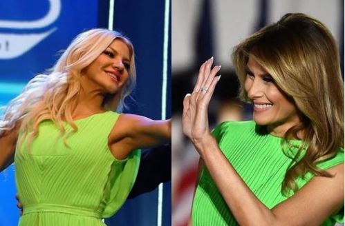 (Фото) Меланија и Марјана со слични фустани на „Макфест“ и на конвенција