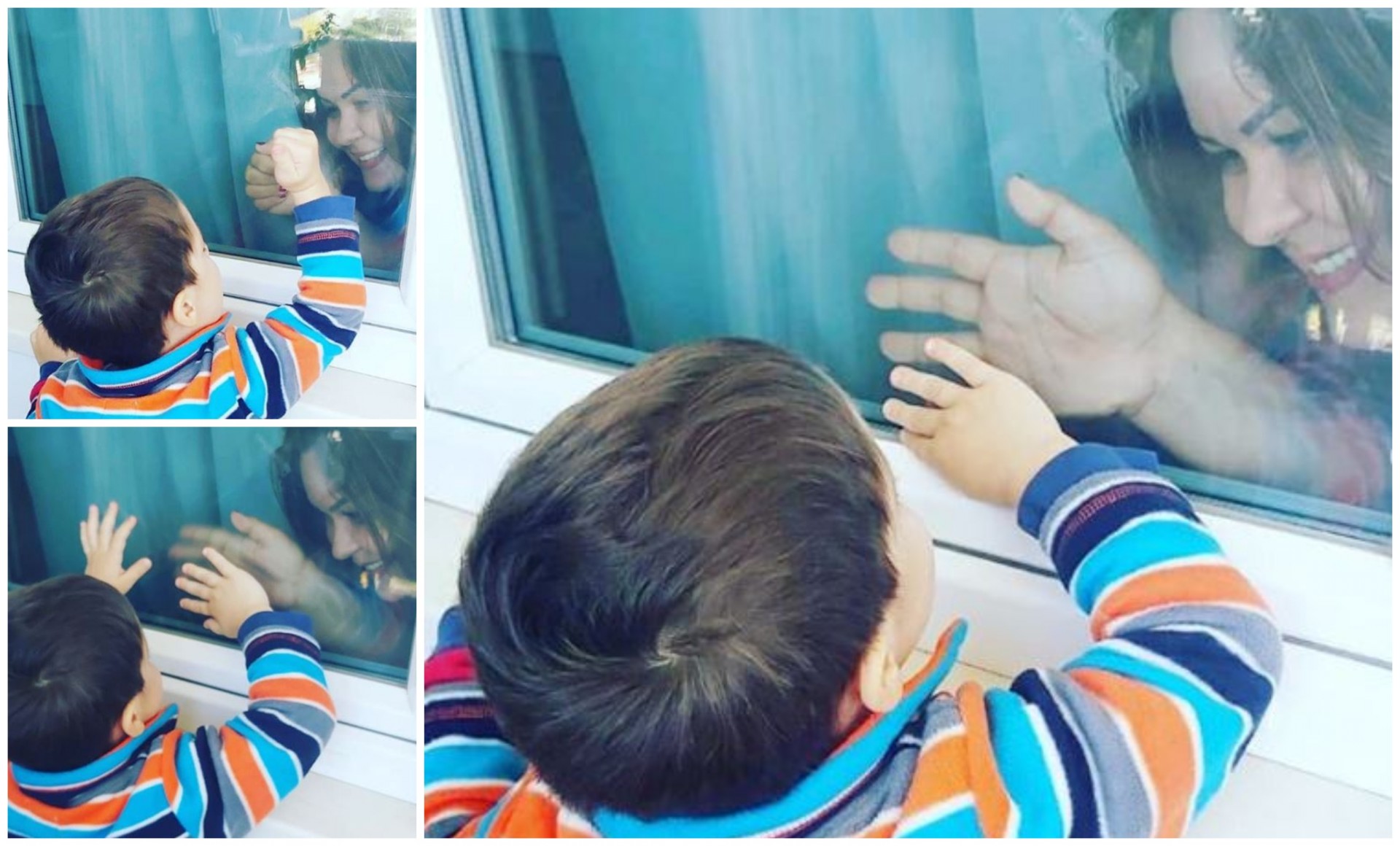 (Фото) Биба Додева е позитивна на коронавирус, пејачката преку стакло си играше со внукот Александар