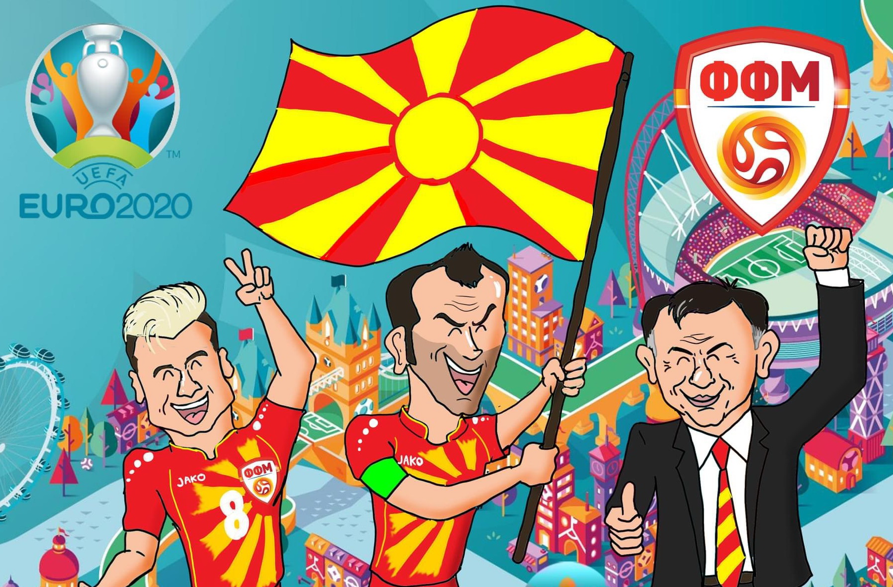 (Видео) Солзи, емоции, радост – УЕФА со прекрасни 30 секунди за Македонија