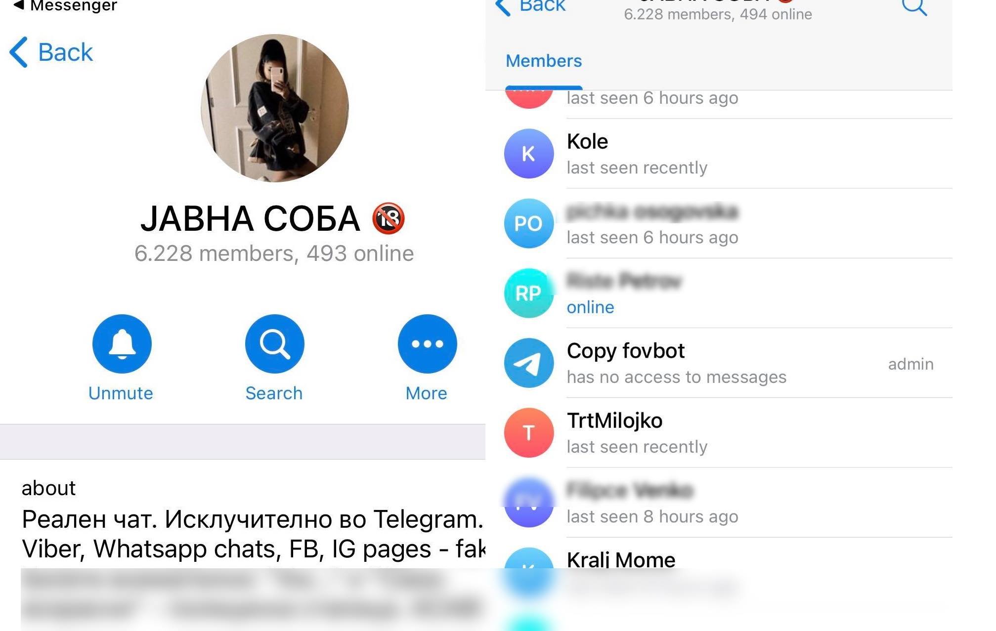 „Јавна соба“ пак активна, голотии со експлицитни фотографии и телефонски броеви од девојчиња од Македонија