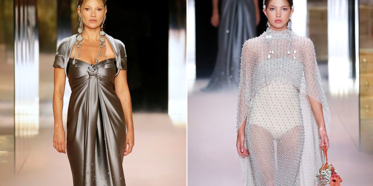 Кејт Мос и ќерка ѝ Лајла ѕвезди на Модната недела во Париз