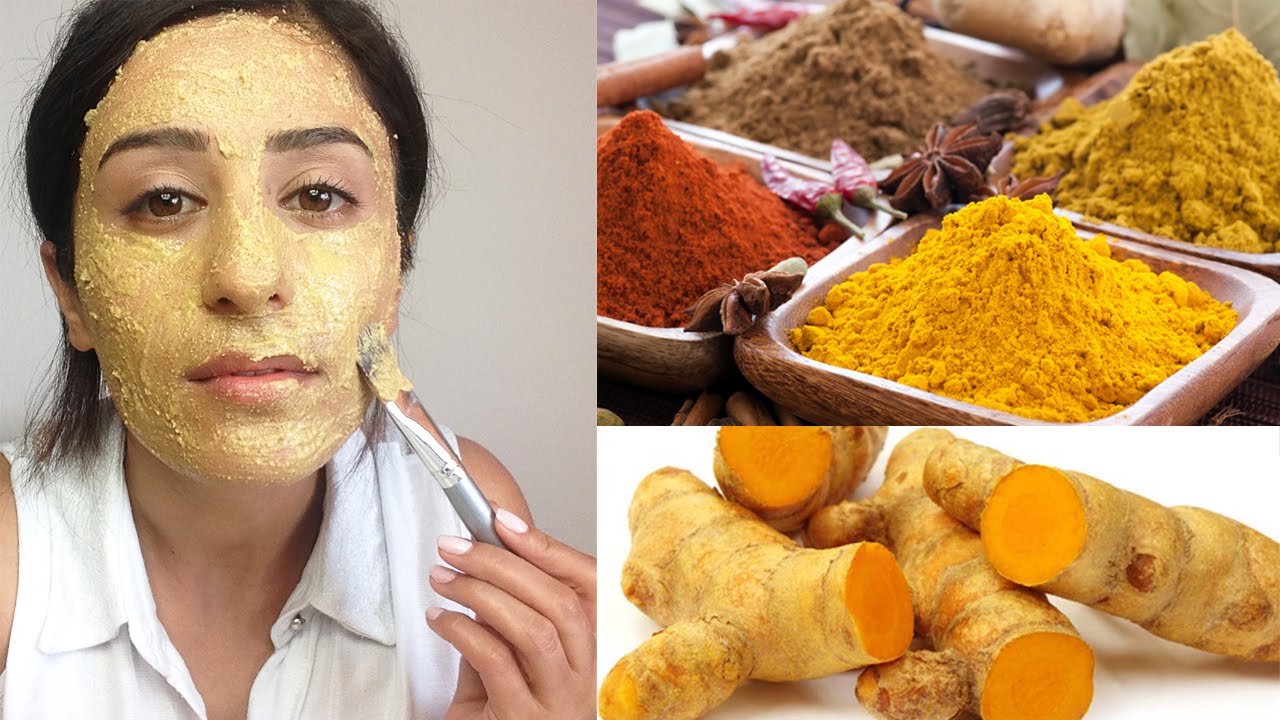 Домашна маска против брчки од куркума и јогурт