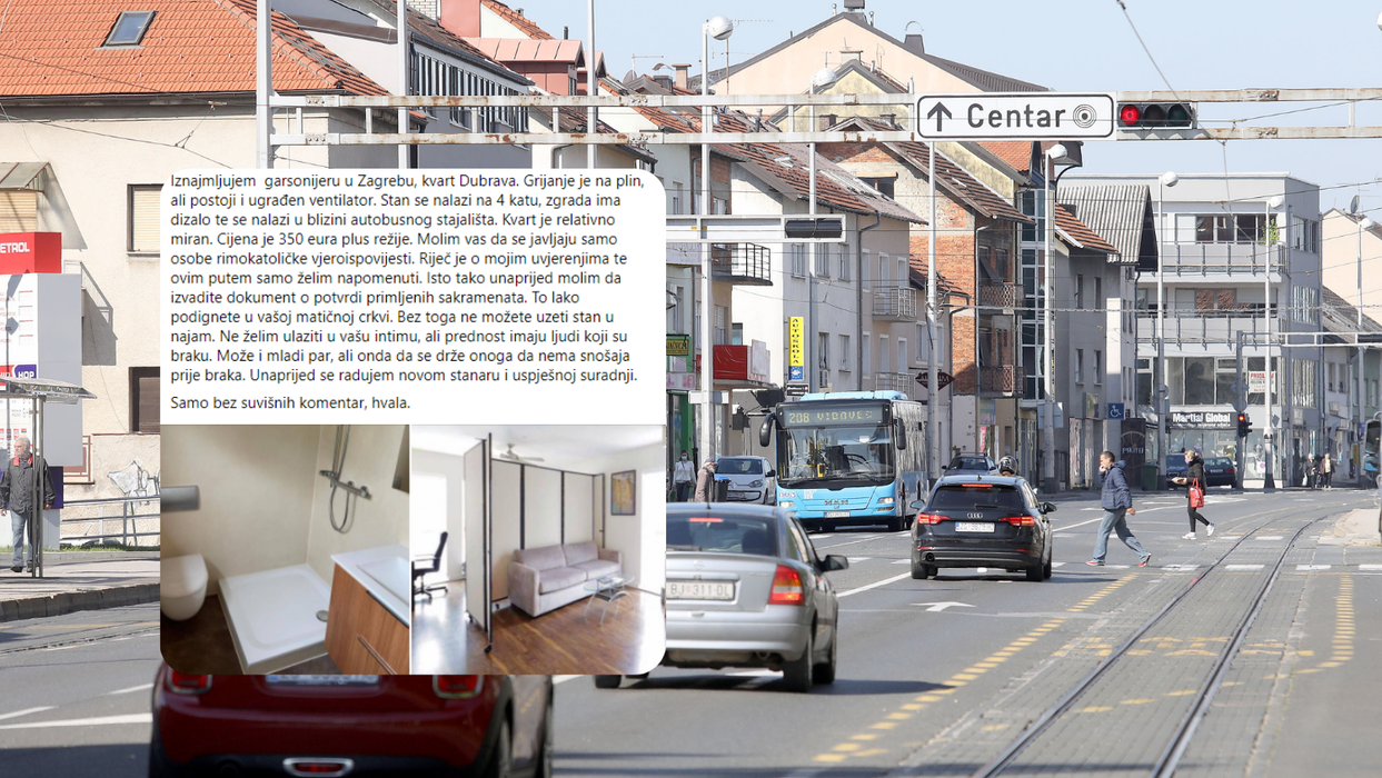 Се изнајмува стан само за крстени и за девојки што не планираат секс пред бракот