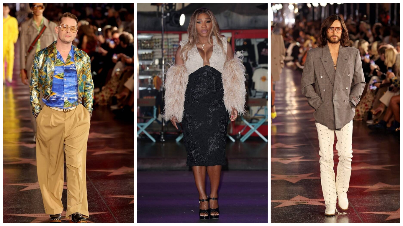 Холивудските ѕвезди облечени во „Гучи“ ја промовираа новата колекција на светскиот бренд