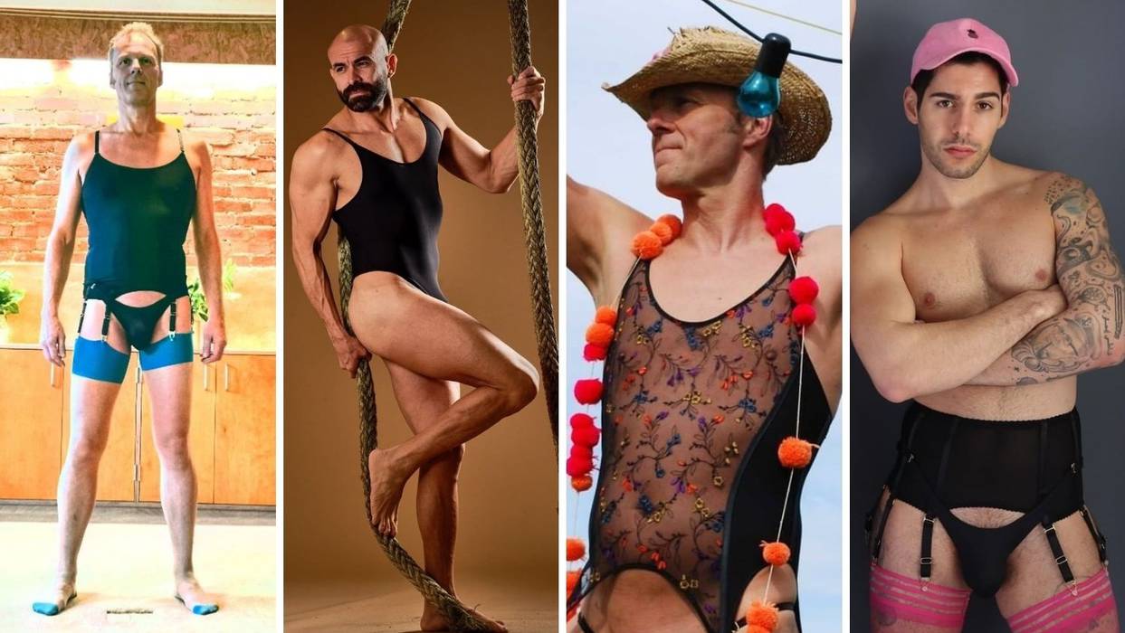 Британски механичар дизајнира долна облека за мажи оти не било фер само жените да се секси