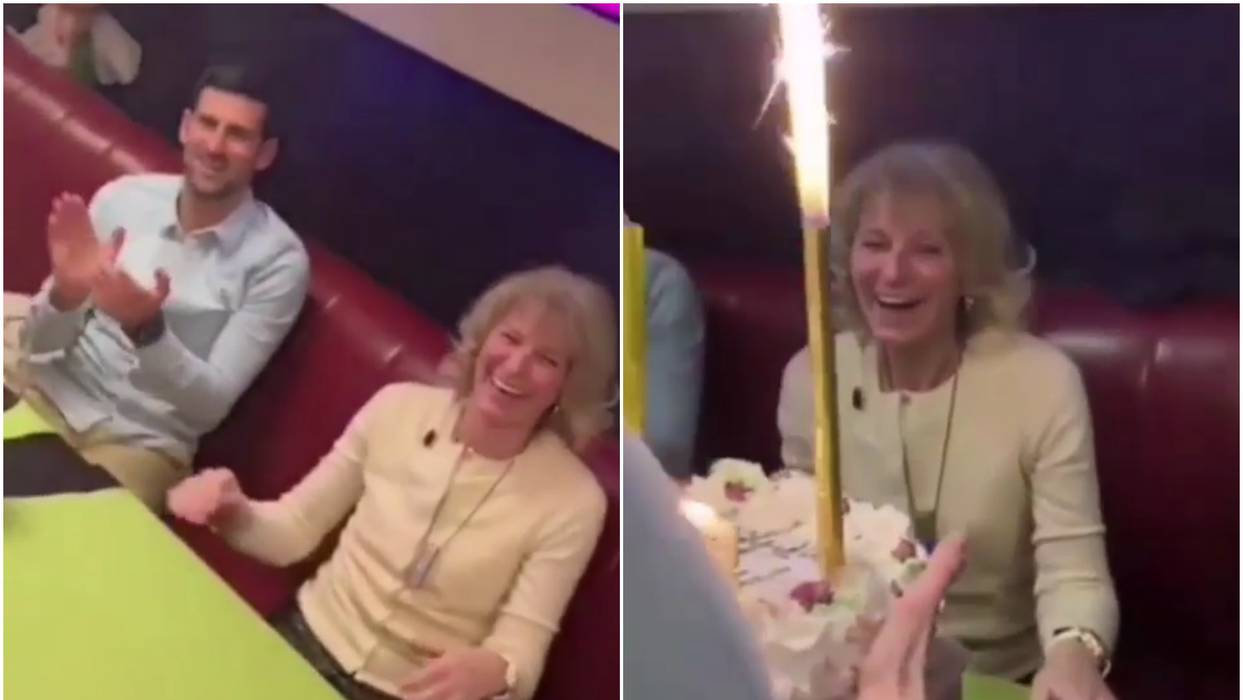 (Видео) Новак Ѓоковиќ ѝ приреди забава на мајка му за роденден