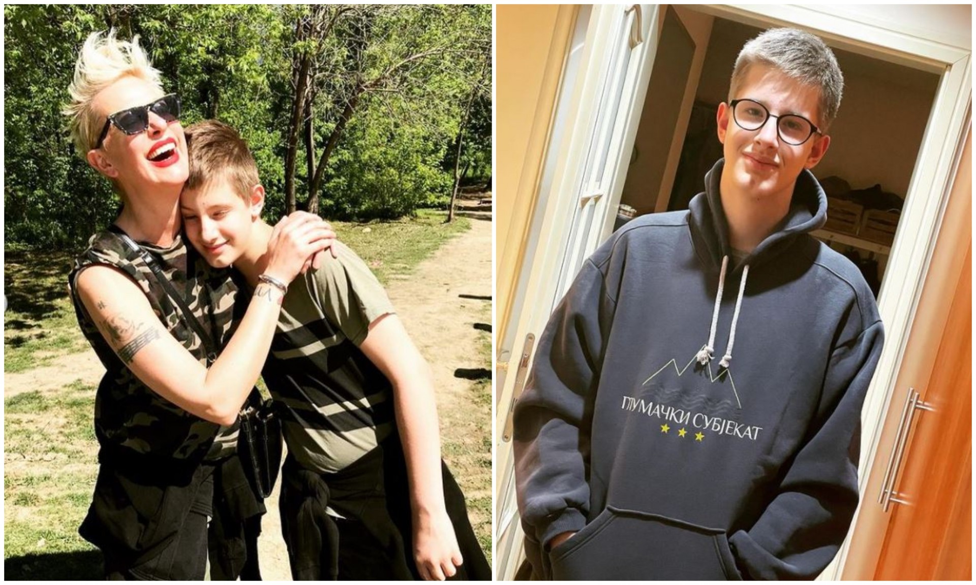 (Галерија) Синот на Тијана стана тинејџер, пејачката низ фотографии ја сподели роденденската честитка за Вук