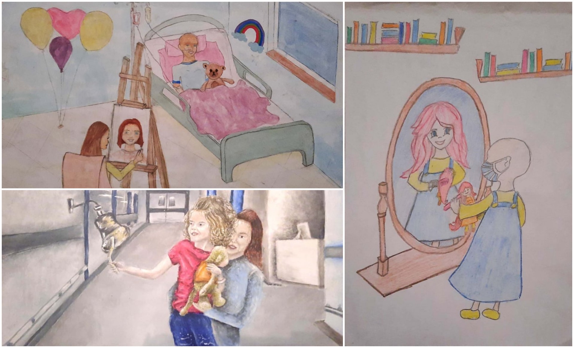 Ученици од цела Македонија преку своите цртежи испратија порака за сите деца болни од рак