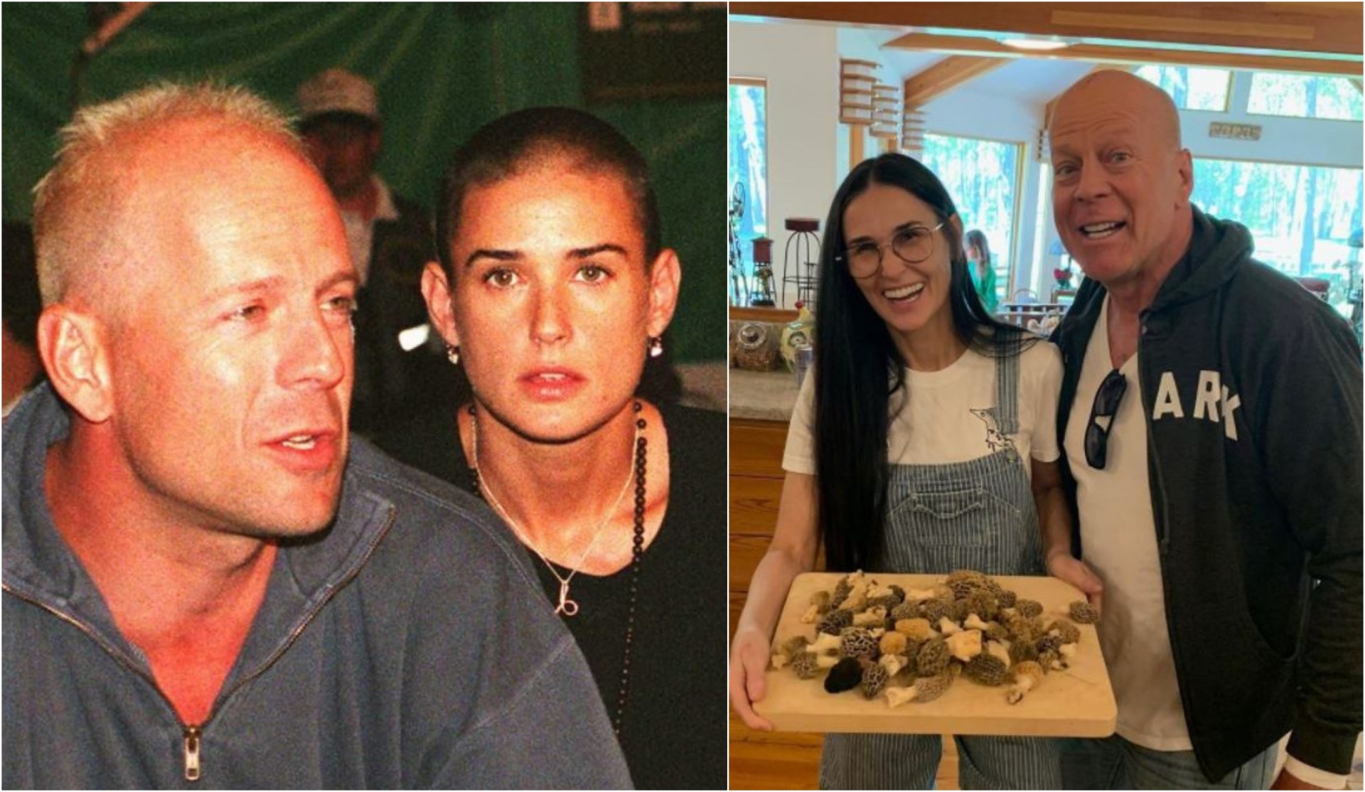 (Фото) Брус Вилис со бившата и сегашната жена и со сите деца славеше роденден