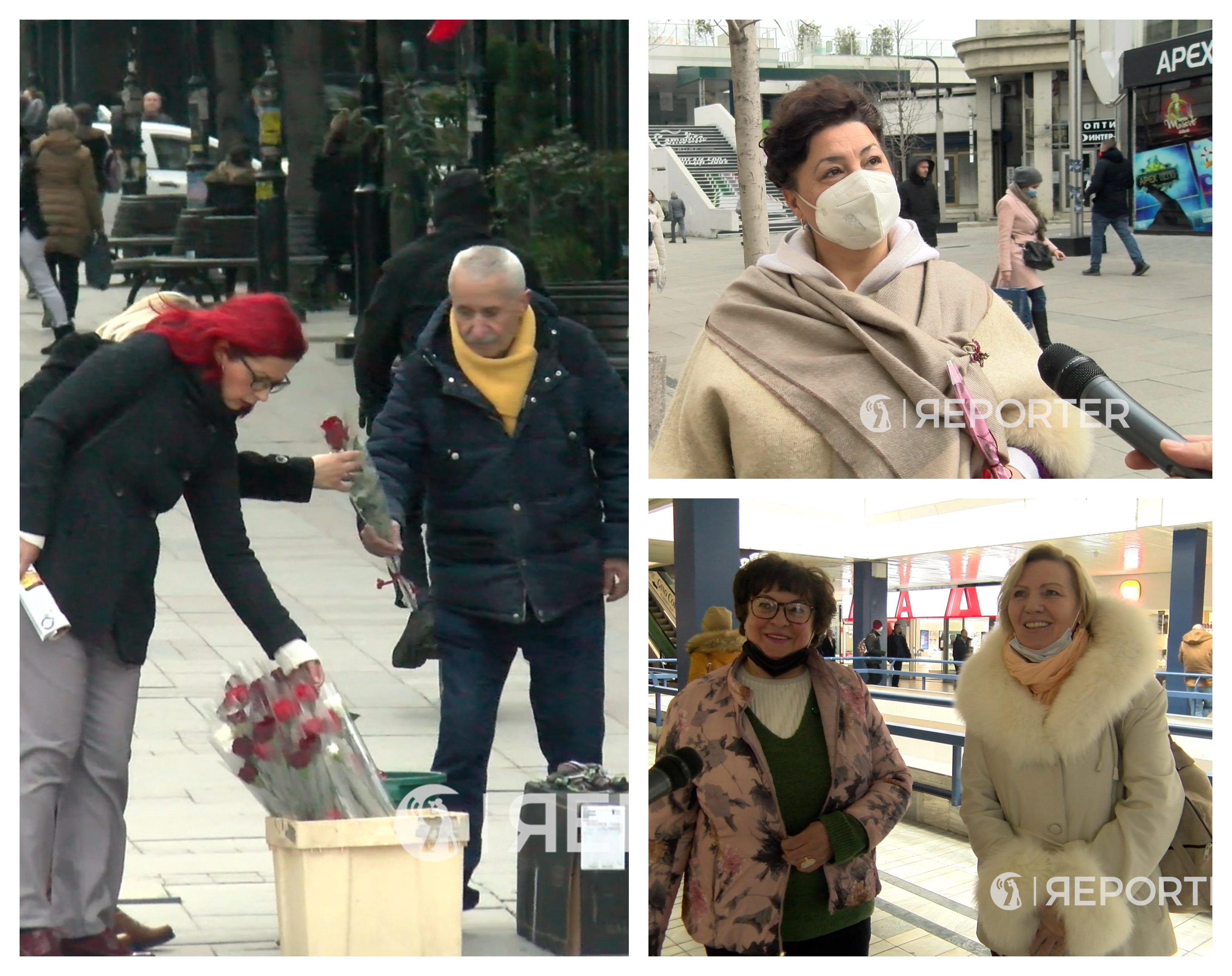 (Видео) Разведен сум, па купив каранфил за мајка ми: скопјани не го изгубиле духот за 8 Март