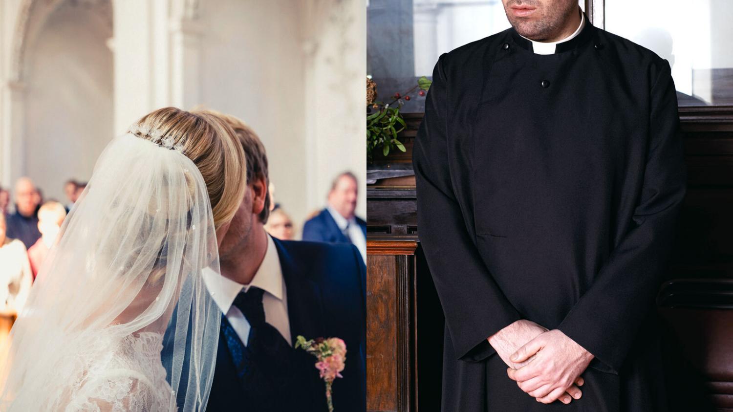 (Видео) Свештеник ѝ призна на невестата дека имал секс со младоженецот неколку дена пред венчавката