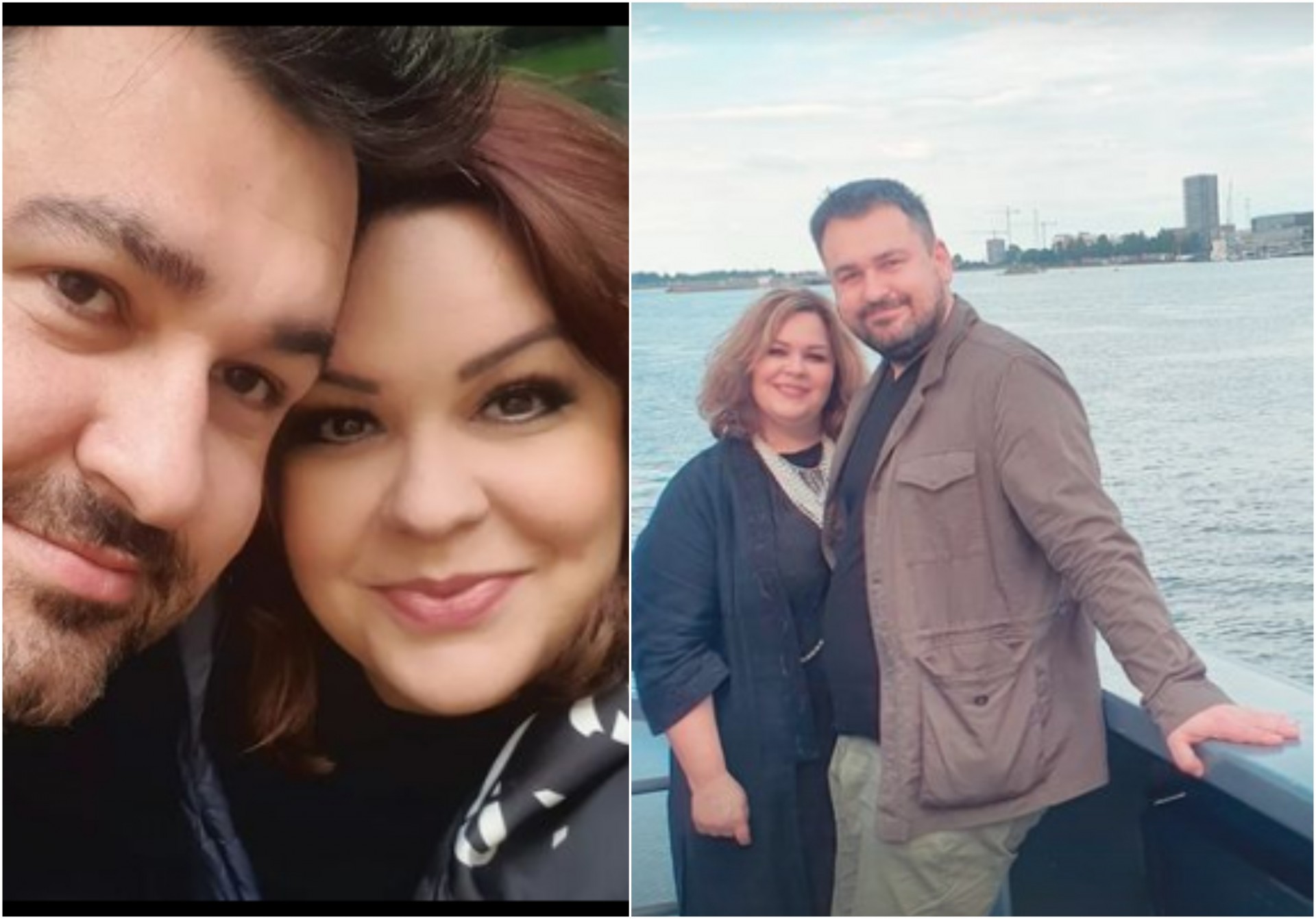 (Фото) По свадбата Биба Додева со сопругот на брод во Амстердам