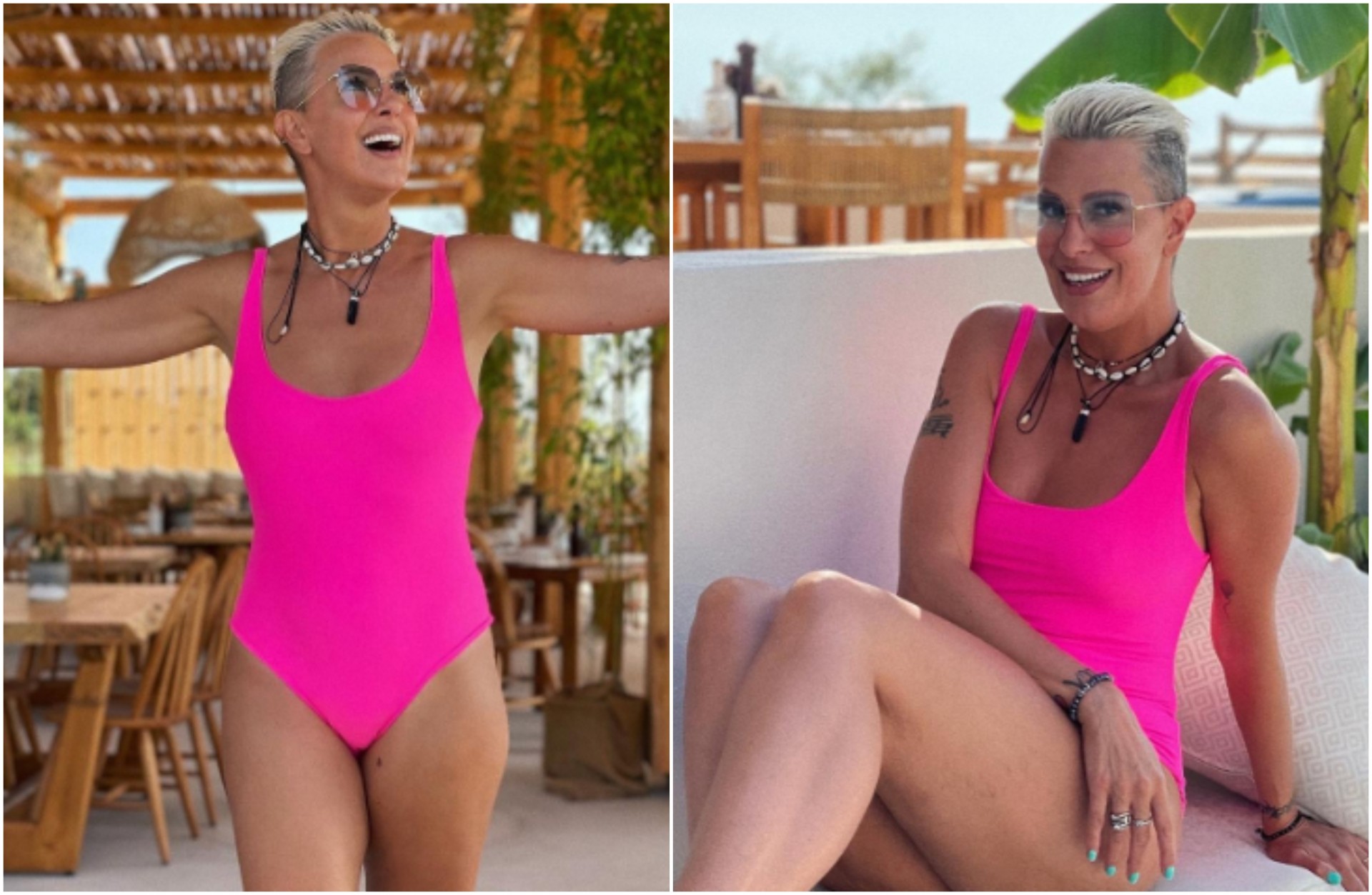 Секси Тијана на плажа во Грција