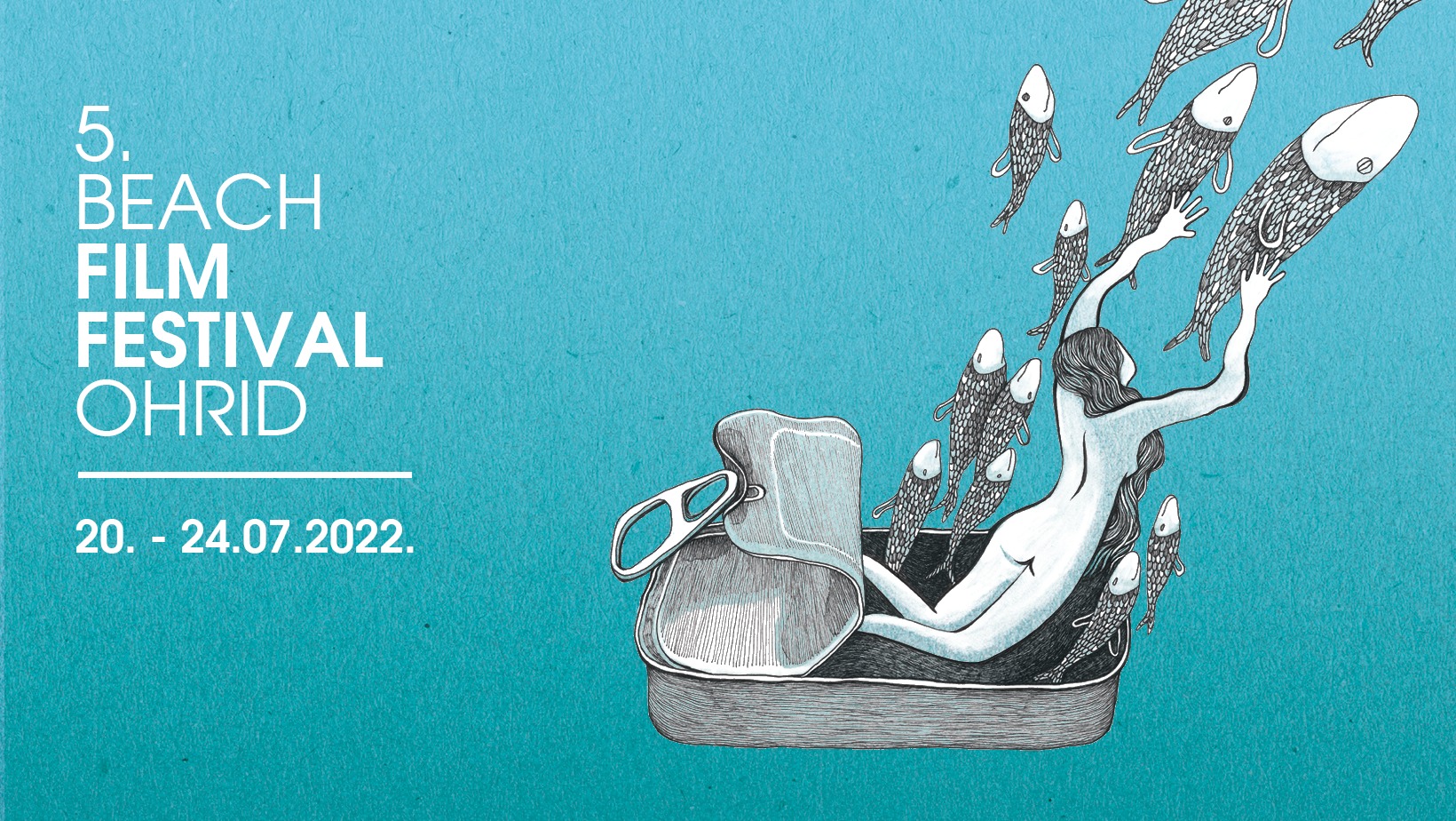 По петти пат кино на плажа во Охрид