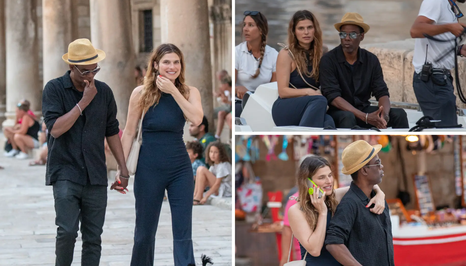 Крис Рок со девојката на романтична прошетка во Дубровник