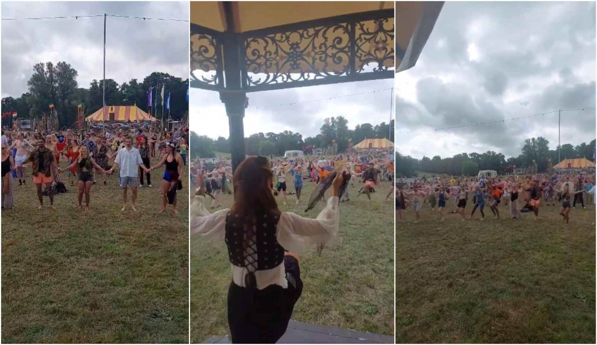 (Видео) Србинка натера стотици луѓе во Англија да играат оро на „Македонско девојче“