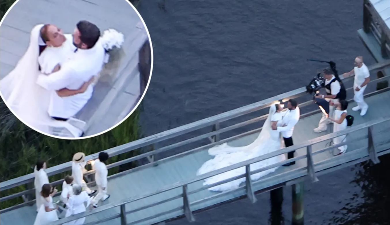 (Галерија) Џеј Ло и Бен Афлек направија гламурозна свадба во Џорџија: Три дена журка со холивудскиот џет-сет