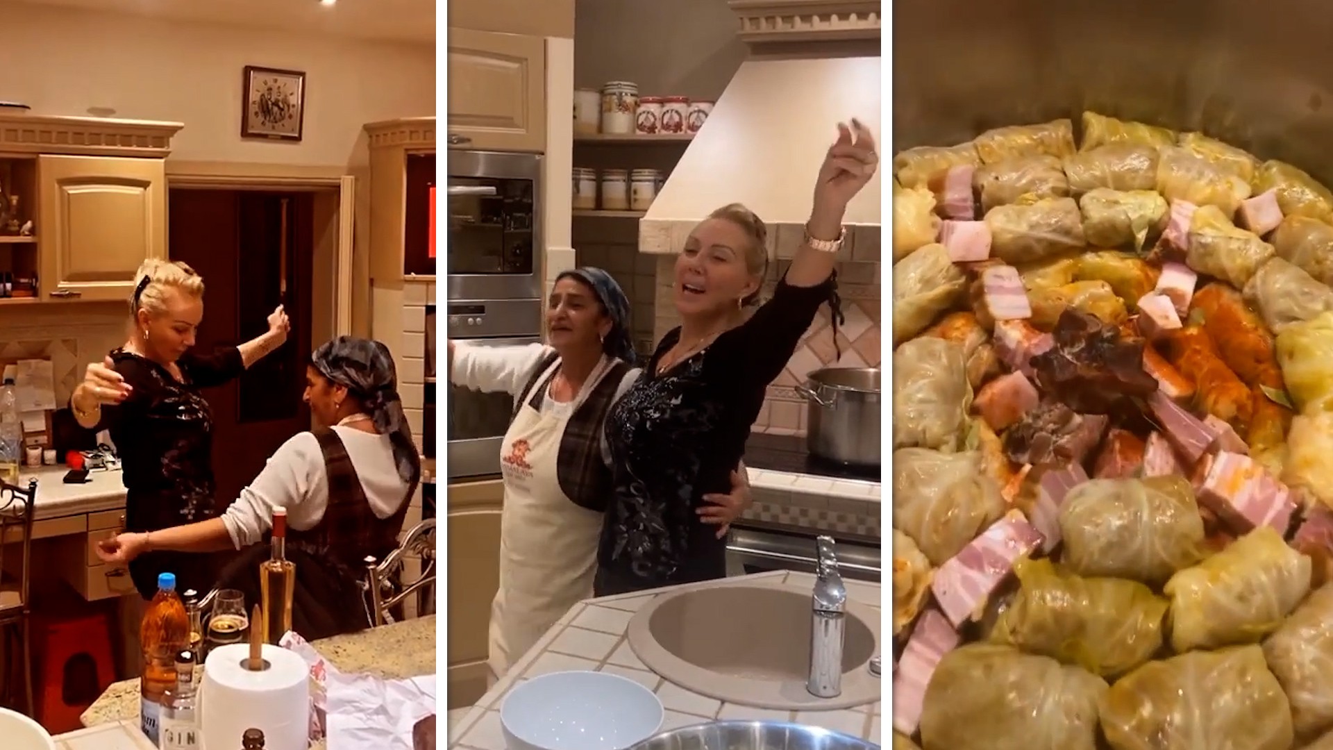 (Видео) Лепа Брена спрема слава, витка сарми и игра чочек со куќната помошничка