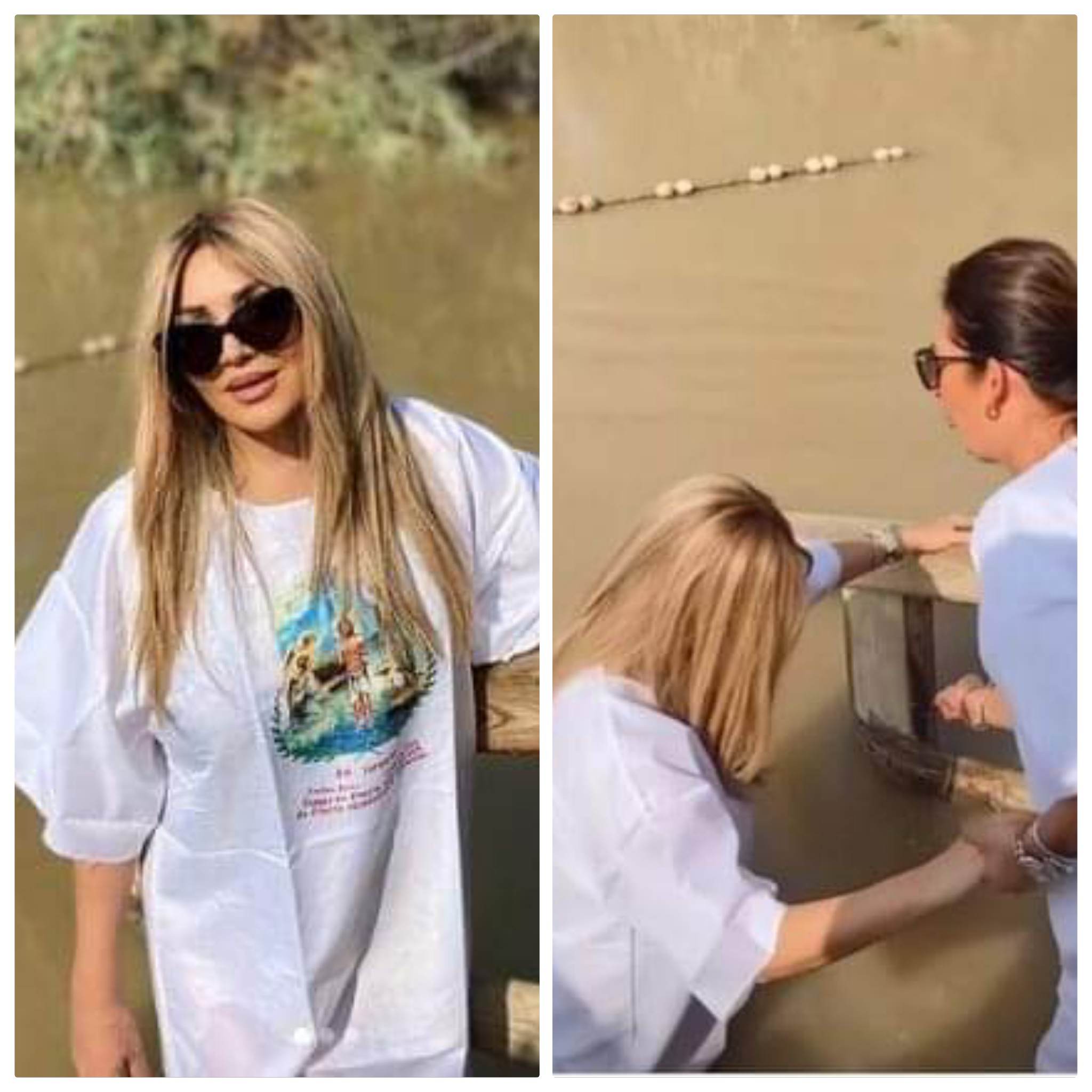 По тешката година низ која мина, Лила денес се крштеваше во реката Јордан