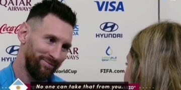 (Видео) Новинарка за малку ќе го расплачеше Меси