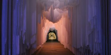 Ледена пештера на божиќниот базар во Загреб, каде што се исполнуваат желбите