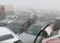 (Видео) Верижен судир во Кина, во кој учестуваа 200 автомобили