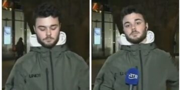 (Видео) Новинар од Нови Сад стана хит на интернет откако се блокираше пред камера