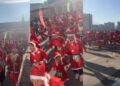 (Видео) Стотици дедомразовци трчаа на традиционалната трка во Скопје