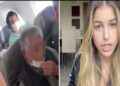 (Видео) Инфлуенсерка се пожали дека постар маж тајно ја сликал додека спиела во авион