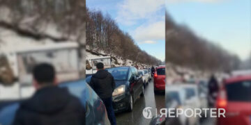 (Видео) Шапка колабира од паркирани автомобили: скијачите заглавија во километaрски колони