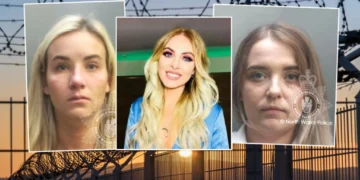 Три полицајки се уапсени и затворени откога ги фатиле како имаат секс со затвореници