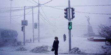 Ојмјакон во Сибир е најстуденото место во светот, каде што температурата се спушта до -50