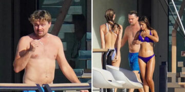 (Фото) Леонардо ди Каприо за Нова година со убави девојки на јахта покрај островот Сент Барт