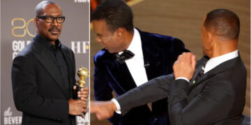 (Видео) Еди Марфи доби награда за животно дело на „Златен глобус“, па го исмеа Вил Смит за шлаканицата на „Оскарите“
