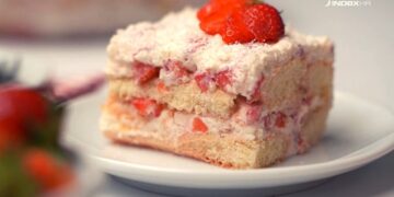 Тирамису од јагоди и кокос