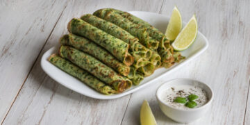 Палачинки со спанаќ и сирење