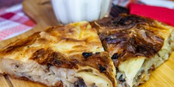 Рецепт за пита со печурки и компири