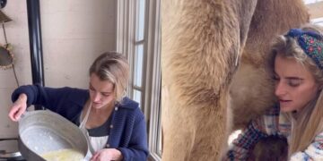 Балерина од град се пресели во село: молзе крави, прави путер и е популарна на социјалните мрежи