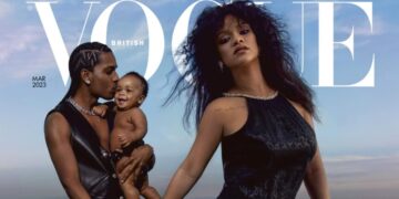 Ријана со синот и сопругот се фотографира за „Вог“