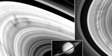 Прстените на Сатурн имаат мистериозни дамки на новите фотографии кои ги направи вселенскиот телескоп Хабл, НАСА призна дека не знае што ги предизвикало