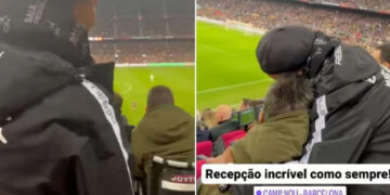 (Видео) Роналдињо на „Камп ноу“ прегрна бивши тренер на Барселона во инвалидска количка