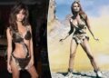 Топ-моделите облекоа кожени бикини во чест на Ракел Велч
