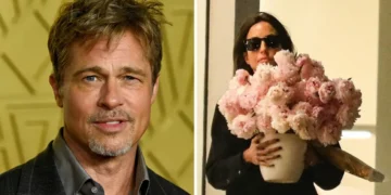 Бред Пит ја изненади девојката за Валентајн со букет цвеќе